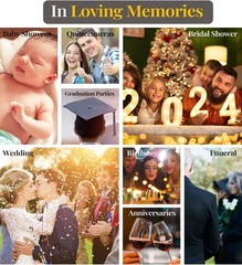 Classic Guest Book for Weddings & Showers – 10×7 Inches of Cherished Memories