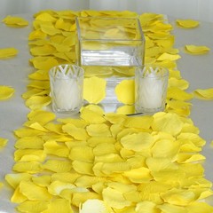 4000 Yellow Silk Rose PETALS Wedding Party Decorations Supplies WHOLESALE SALE