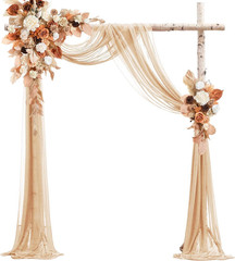 Wedding Arch Draping Fabric 30″X240″, Sheer Chiffon Backdrop Panel for Ceremony,
