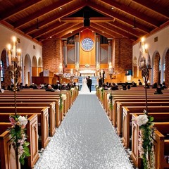 Aisle Runners for Weddings 10 ft by 4 ft Silver Aisle Runner Wedding Aisle Ru…