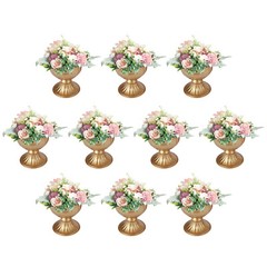10* Flower Vases Tabletop Centerpieces Flower Trumpet Vases Wedding Party Supply