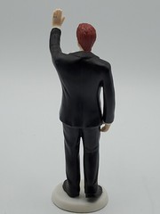 High Five Groom Figurin Wedding Cake Topper 5 5/8″ Tall Light Brown Hair
