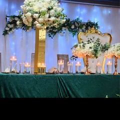 Elevate Your Event: Luxury Stainless Steel Rust-Proof finish Gold or Silver
