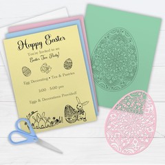 PrintWorks Easter Cardstock 8.5″ x 11″ – 200 Sheets – 5 Assorted Pastel Cards…