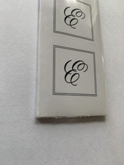Gartner Studios E Seal Monogram Initial 1” Letter Wedding Envelope Cursive