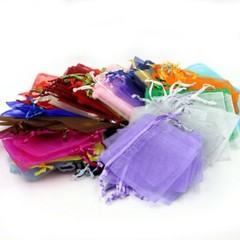 100pc 4X5inch Mixed Colors Jewelry Gift Candy Organza Pouch Wrap Bags