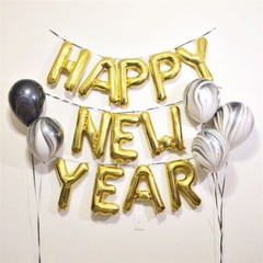 1 pc Gold 16″ LETTER Festive Mylar Foil Balloon Party Birthday Decorations SALE