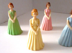 Vintage Debutante Formal Dress Gloves MCM Birthday 60s Cake Topper Hong Kong 3″