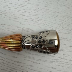 Wallace Stainless Cake Knife And Server Set Silver And Gold Tone With Rhinestone