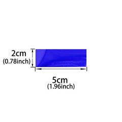 Blue Foil Metallic Strips Table 2.5cm, Confetti–2cm-bluefoil-strips-60g