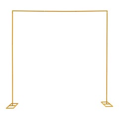 Wedding Ceremony Arch Backdrop Square Metal Stand Flower Balloon Frame Decor