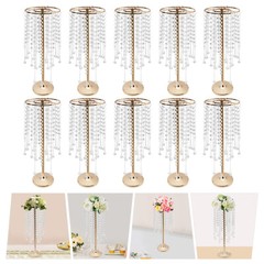 10 Pcs Crystal Acrylic Table Centerpieces Wedding Party Centerpieces Home Decor