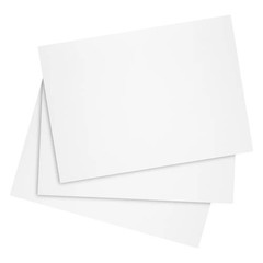 Reskid White Cardstock Thick Paper – Blank Heavy Weight 125 lb 5×7,