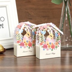 Wedding Invitation Card Candy Box Personalized Laser Cut Romantic Party Envelope