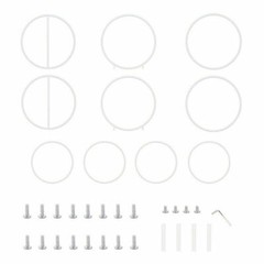 2pcs Half Moon White Metal Wedding Flower Display Frame Arch Backdrop Stand Deco