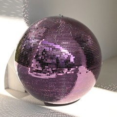 Yescom 24″ Large Disco Ball Mirror Big Hanging Glass for Party Events Wedding