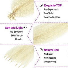 Afro Twist Hair 12Inch 3Packs Springy Twist Braids 12 Inch (Pack of 3) 613#