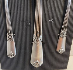 Mud Pie Brand 3-piece Wedding Cutlery Set “Just Married, I Do, Me Too” NWT