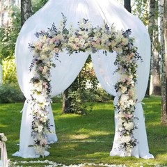 Wide Garden Arch Metal Archway Gate Rose Vine Plants Climbing Trellis Heavy Duty