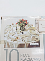 Malden Lot of 2 10 Piece Placecard Sets 20 Total 3.25″ x 2.5″ Silver Frames New