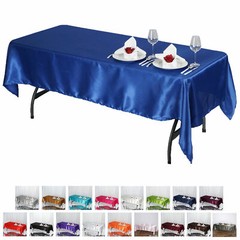 15 packs 60 x 126 Inch seamless SATIN Tablecloths Hotel Boot 25 COLORS USA SALE