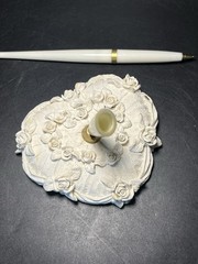 Vintage Design Wedding Ivory Pen Set Reception Gift Sign Signature