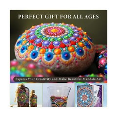 MoonGarden Mandala Rock Painting Kit – Mandala Dotting Tools Kit – … Fast Ship