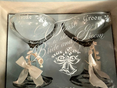 Vintage 1973 Treasure Masters «A Toast to the Bride & Groom» Wedding Champagne