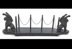 Egyptian Styled Decanter Centerpiece 25.75″ Long