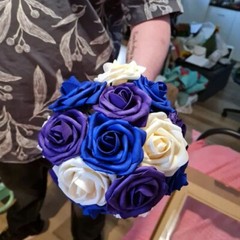 25/50 Real Touch Foam Roses Perfect For DIY Wedding Bouquets Decor Centerpieces