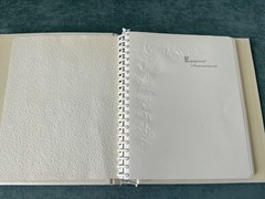 Vintage Hallmark White Our Wedding Keepsake Album Book Excellent New