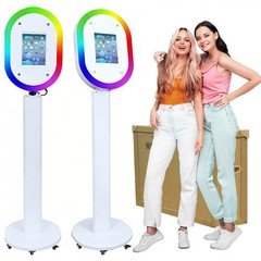 Portable Photo Booth Machine For iPad 10.2″ 10.5″ 10.9″ 11″ 12.9″ Selfie Station