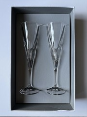 Wedgwood Vera Wang Duchesse Toasting Flutes Set Of 2