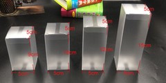 25X PVC Semi-Sheer Frosted Boxes Wedding Favour Gift Toy Doll Display Package