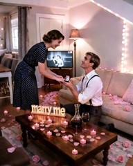 2000 Pieces Pink Artificial Rose Petals with 24 Pink Heart LED Tea Lights, Ro…