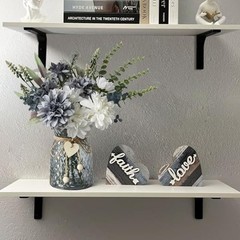 Fake Flowers in Vase,Faux Flowers in Vase,Table Centerpieces for Dining Blue