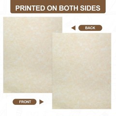 Certificate Paper set 8.5×11 In Parchment Printer Stationery 70 PCS