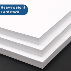 100 Pack 4×6 White Cardstock Paper, 92lb/250GSM Heavyweight inches,