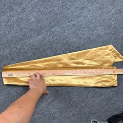 Unbranded Gold Satin Dress Sash Chair Tie Bow Ribbon 112″x4″ WOMEN