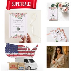 Beautifully Designed Wedding Card with Genuine Sixpence for Bridal Tradition