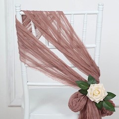 5 Gauze Cheesecloth Cotton CHAIR SASHES Party Events Home Decorations Supplies