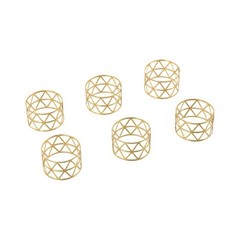 6x Alloy Napkin Rings Wedding Towel Holder /Buckle Dinner Table Party Banquet.