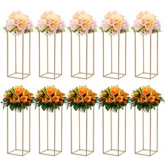 10Pcs 31.5 in Tall Metal Flower Stand Display Pedestal Party Wedding Home Decor