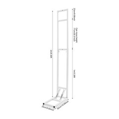 Wedding Arch Backdrop Stand, White Wedding Arches Adjustable for Ceremony