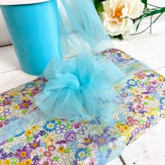 Threadart Mega Roll Premium Tulle Fabric – 6″x100yd For Decorations & Wedding