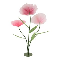 Pink Wedding Artificial Flower Decoration Stand With Base For Wedding Birthday