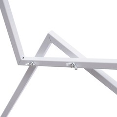 White Metal Flower Frame Weddings Square Backdrop Garland Plants Display Stand