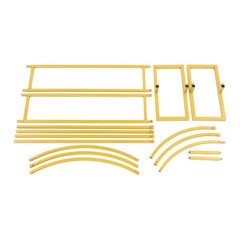 Gold Open Arch Backdrop Stand, U Shaped Wedding Arches,Metal Arch Backdrop Stand