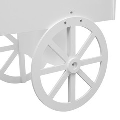 55lbs Candy Cart Display Stand with 2 Wheels Decorated Dessert Cart Candy Cart