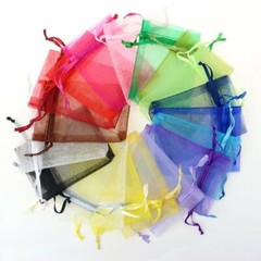 Intbuying Package Mix Colors Wedding Candy Packing Bag 100pcs 4*6inch